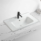 New Desig Wholesale Bathroom Sink Square Ceramic Stone Products Sink Lavabo Vanity Top Cabinet Wash Basin