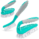  Shower Scrubber Ergonomic Handle Durable Bristles Grout Cleaner Cleaning Bathroom Brush