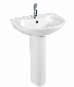 Sairi Bathroom Toilet Pedestal Sink Hand Wash Basin with Stand