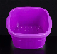 Purple Foot Tub HDPE Foot Basin for Salon SPA