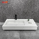 Good Quality Solid Surface Resin Stone Public Bathroom Sinks manufacturer