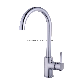  Chromed Single Handle Brass Sink Kitchen Faucet (H24-903S)