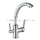 OEM Brass Spout 3 Ways Kitchen Faucets for Drinking Water Purified Water manufacturer