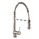 Chinese Solid Brass Pull out Spray Spring Kitchen Faucets manufacturer