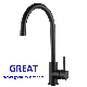 Great China Kitchen Faucet Manufacturing OEM Customized Gl229BL40 Matt Black Kitchen Faucet Wholesale Solid Brass Body Kitchen Mixer High-Quality Kitchen Faucet