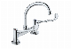 Brass Body Chrome Plated Faucet Medical Sink Mixer Faucet Long Handle Tap Lavatory Basin Faucet manufacturer