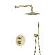 in Wall Mounted Shower Mixer Contemporary Shower Set Bath & Shower Faucets Single Handle Cold/Hot Water