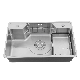 New Chinese Large Single Tank, Large Space Sink, Multi-Functional Sink, with Faucet Sink