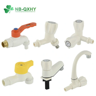 1/2" 3/4 " Inch Plastic PVC Tap Bathroom Kitchen Water Outdoor ABS PP Bibcock Faucet