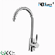 Stainless Steel Mirror/Bathroom Accessories Satin Single Handle Kitchen Faucet manufacturer