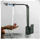 Customized 304 Stainless Steel Tap Kitchen Sink Square Black Faucet manufacturer