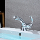 Bravat Hotel Apartment Bathroom High Quality Single Handle Brass Standing Faucet Basin Mixer