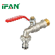 Ifan Factory Durable Forged Outdoor Water Taps Brass Bibcock for Water Plumbing