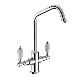 Dual Handle Deck Mount Deck Brass Water Tap manufacturer