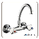  Economic Dual Handles Wall Mounted Kitchen Mixer Basin Sink Faucet