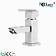 Deck Mounted Single Hole Square Basin Faucets Bathroom Sink Faucets