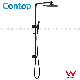 Watermark Matte Black Overhead Shower Combine Hand Shower