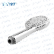  Wholesale Bathroom Accessories 3 Functions ABS Round Chome High Pressure Rain Shower Handle Shower Head