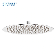 12 Inch SUS304 Bathroom Square Rainfall Shower Head with Adjustable Brass Swivel Ball Joint