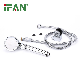 Ifanplus Plating Bathroom Shower Sets Faucet Bath Hand Shower Sanitary Accessories manufacturer