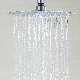  Bathroom 304 Stainless Steel High Pressure Adjustable Rainfall 10 Inch Brushed Nickel Round Rain Shower Head