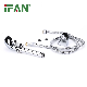 Ifanplus Silver Bathroom Shower Head Sanitary Portable Water Saving Shower Head manufacturer