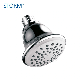Chromed 1 Function High Quality Water Saving Plastic Bathroom Shower Head with Ball manufacturer