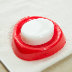  Personalized Eco-Friendly Solid Color Soap Dish Red Cheap Soap Box