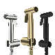  Stainless Steel Bidet Spray Faucet Gold Color Bathroom Tap Handheld Showerhead Shattaf Bidet Gold Shower Bidet Spray