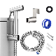  Zookv Cold Stainless Steel 304 Shower Faucets Wall Mounted Hand Held Bidet Spray Gun Chrome Color Bathroom Accessories Toilet Wc Spray Gun