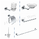  Economic Aluminium Alloy Material Chrome Plated Bar/Hook/Holder Sanitary Ware Bathroom Acceossories Baa1000