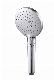 Super Booster 3 Functions Totally Chrome Bathroom Sanitary Hand Held Shower Head with Button New Release for American Style