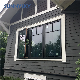  Luxury China Black Color Double Glazed Thermal Break Aluminium Casement Window for America