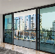 Commercial Double Glazed Aluminium Sliding Stacking Doors Wth Low-E