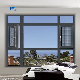 Heat Insulation Aluminum Swing Window Sectional Design Glass Aluminum Casement Windows for Balcony manufacturer