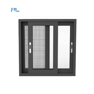 Best Price European Design Horizontal Customized Grills Design Tempered Glass Sliding Window