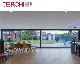  Three Track Electric Push-Pull Aluminium Sliding Door for Business Club