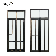  Cheap Import Casement Windows Made in China Double Glazing Swing Crank Type Window with Fixed Panel