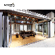 Modern House New Design Custom Made Double Glazed Waterproof Soundproof Thermal Insulated Aluminium Folding Patio Door