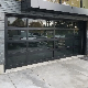 9X8 9X7 16X7 Modern Sectional Overhead Full View Aluminum Tempered Glass Panel Garage Door Price Plexiglass Garage Door