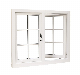 PVC Windows Double Swing Pane Casement Window Made in China manufacturer