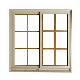 High Quality PVC Sliding Window Double Glass with Grills manufacturer