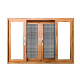  As2208 Australian Standard Kitchen Soundproof Aluminium Alloy Profile Frame Glass Sliding Window