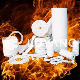  Sealing Material Industrial Furnace Thermal Insulation Rope Heat Resistant Std Ceramic Fiber Rope Refractory