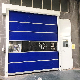 2023 Industrial Fast Roller Shutter Door PVC High Speed Door with Transparent Clear Panel
