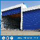 Industrial Automatic Heavy Duty Security Flexible PVC Fabric Huge Folding Stacking Roll up Mega Hangar Door for Shipyard, Aviation Airport, Blasting Room