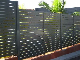  High Quality Black Powder Coated Fixed Fence Aluminum Horizontal Louver Fence