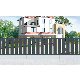  China Factory Supply Good Price Aluminum Garden Fence for Fronyard Custom Black Horizontal Fence Low Height Canada Security Privacy Aluminum Fence Panels