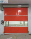 Dustproof Industrial Automatic PVC Fabric Roll up High Speed Workshop Door manufacturer