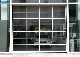 0.326 - 0.476mm Panel 3m Rail Transparent Polycarbonate Glass Panel Overhead Garage Doors manufacturer